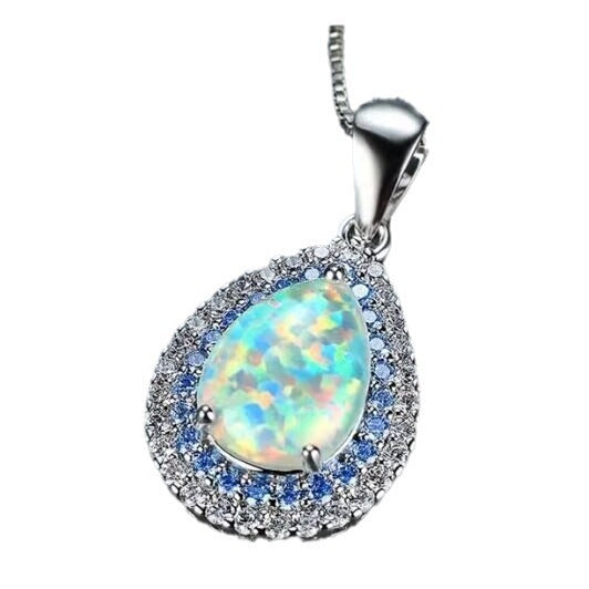 Affordable Luxury Fashion Opal Ladies Clavicle Necklaces