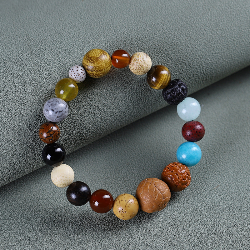 Women's & Men's Bodhi Seeds Buddha Beads Ornament Star Moon Bracelets