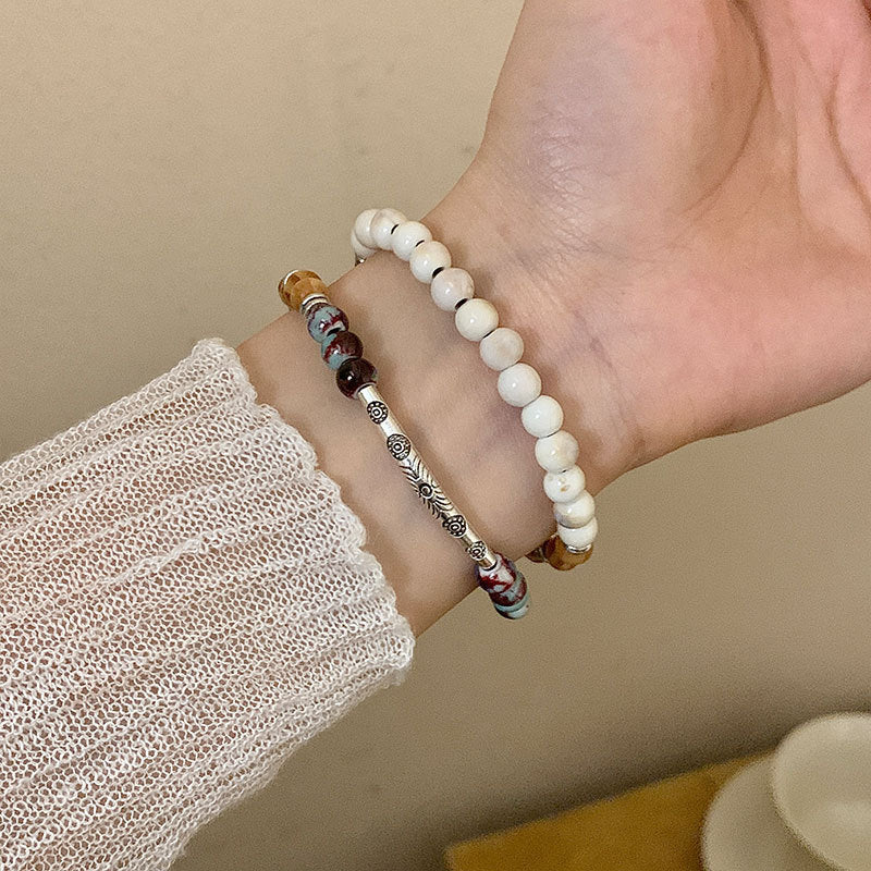 Niche Retro Chinese Beaded Handmade Stall Bracelets
