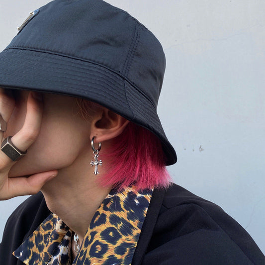 Women's & Men's Ear Trendy Niche Hip Hop High Earrings