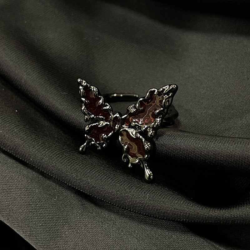 Series Open Personalized Minority Design Cold Wind Drip Rings