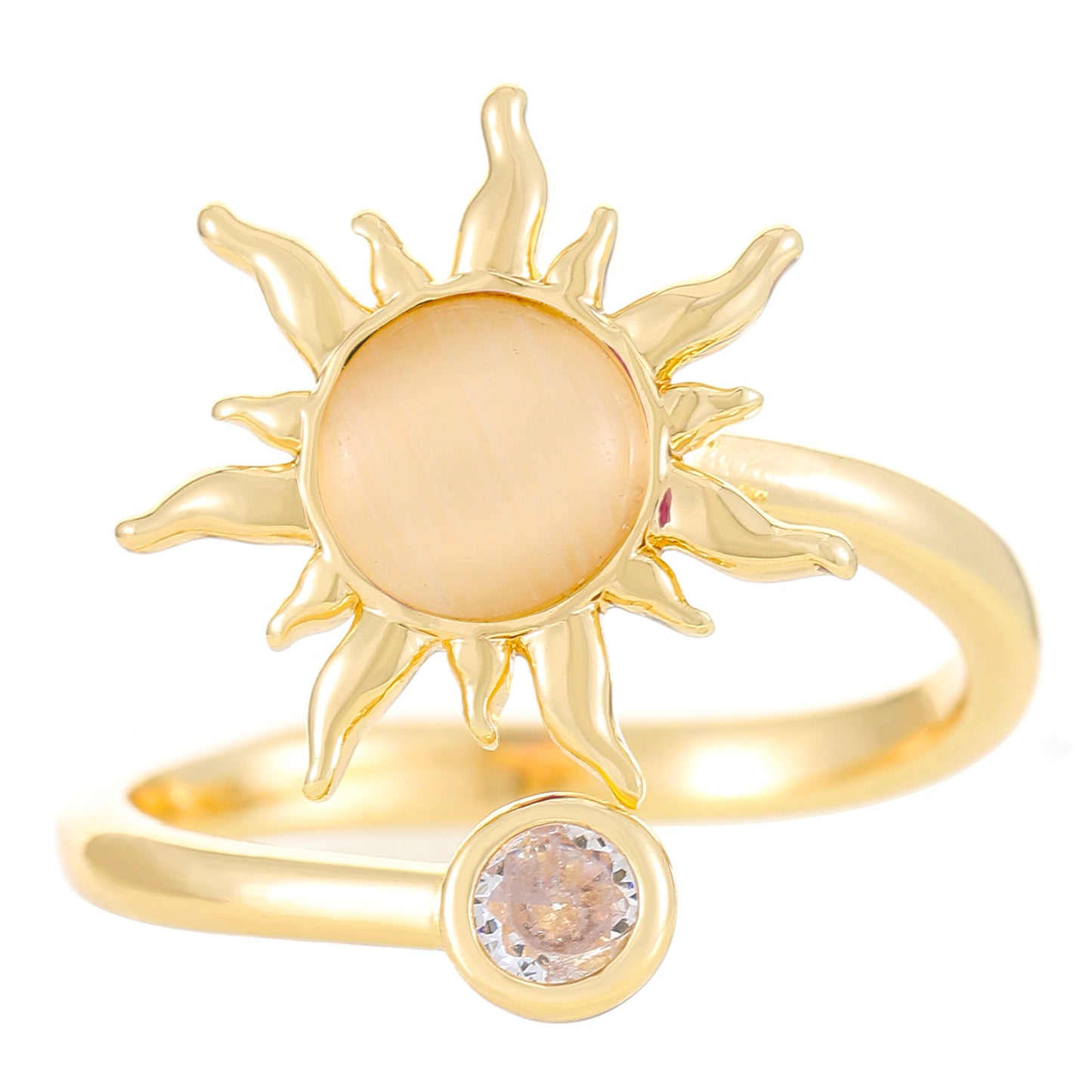 Love Cross Open Female Special Interest Rings