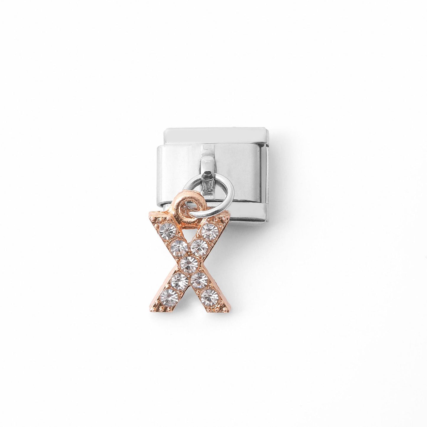 Unique Comfortable Stainless Steel Letter Module Bracelets