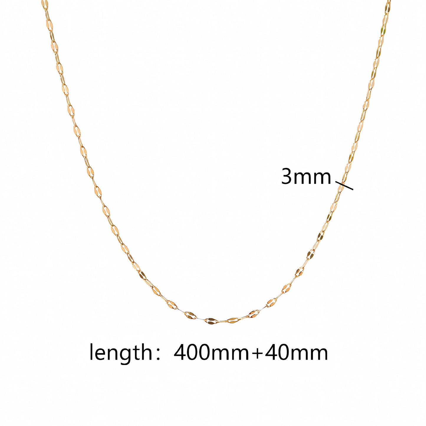 Gold Plating Chain Accessories Stainless Steel Snake Bones Necklaces