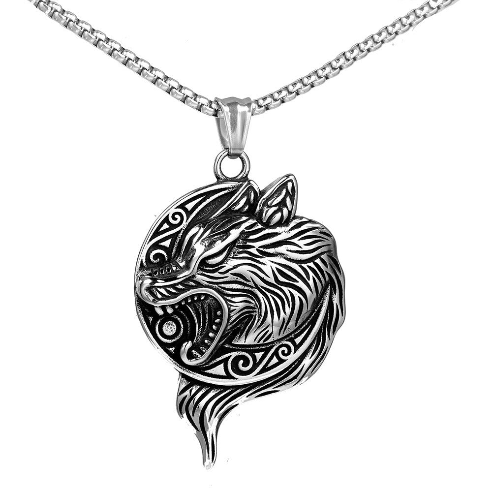 Women's & Men's Rune Arrow Titanium Steel Fashion Creative Necklaces