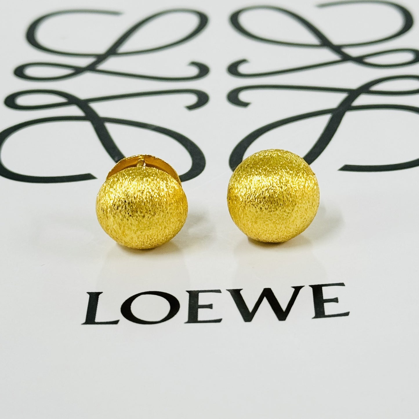 Brushed Ball Female Sier Simple Elegant Earrings