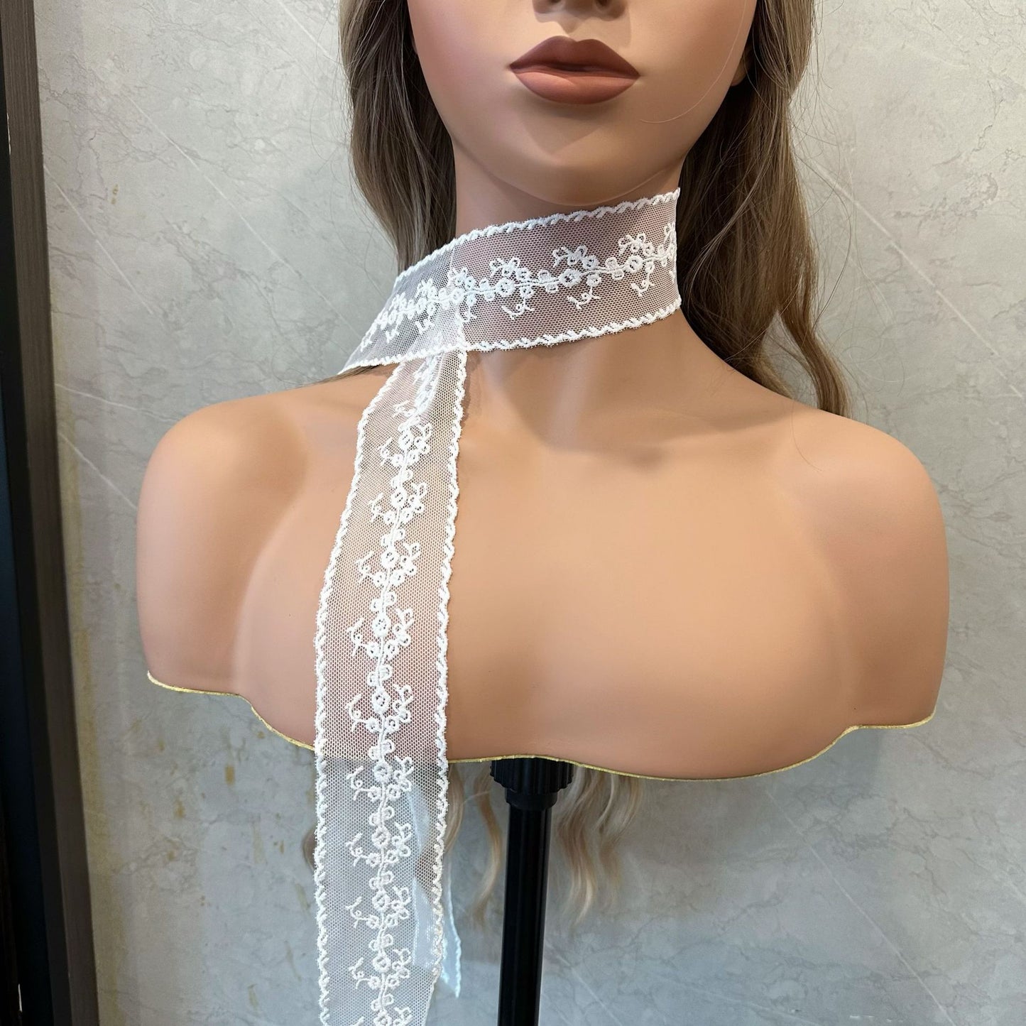 Women's Hair Band Neck Gentle Temperament Bandage Bow Scarf Collar