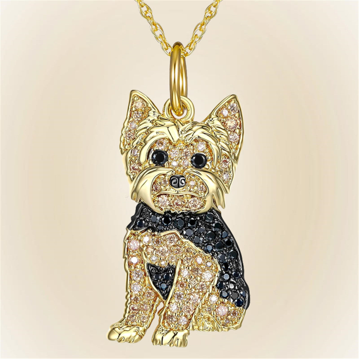 Yorkshire Dog Exquisite Zinc Alloy Die Casting Pendants