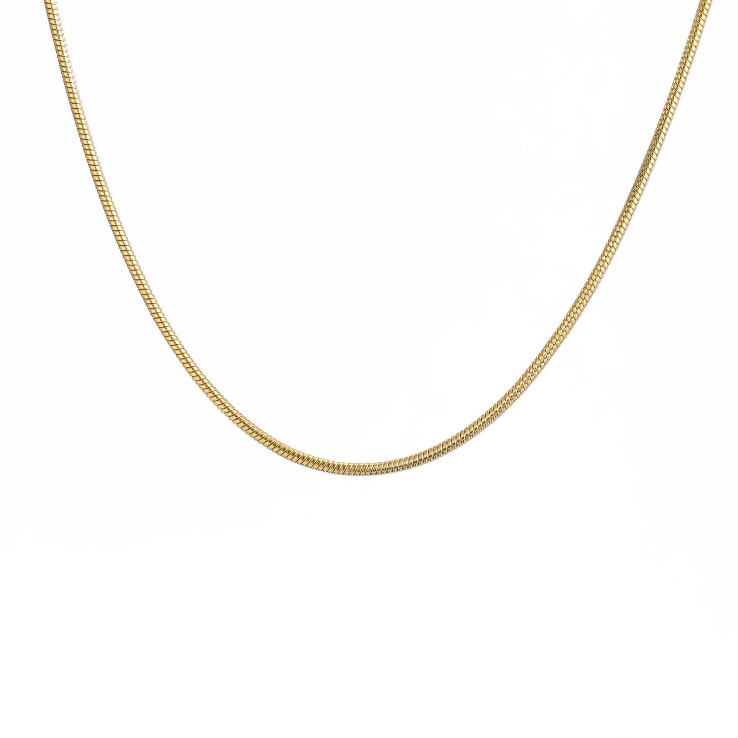 Style Round Snake Chain Couple Clavicle Fashion Necklaces