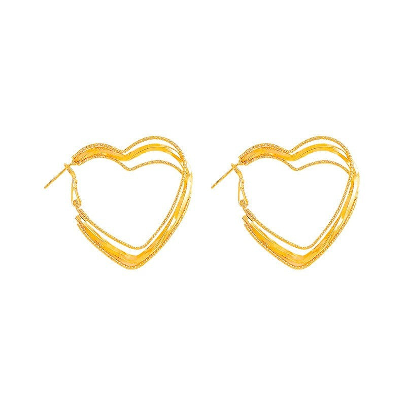 Love Hot Ear Niche Unique Design Earrings