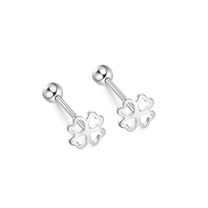 Pure Ear Korean Style Niche Screw Sleeping No Earrings