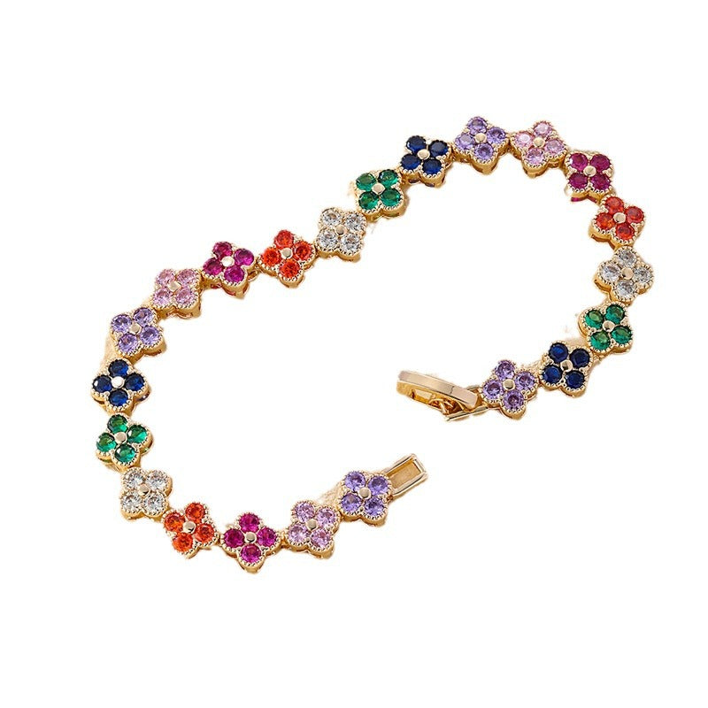 Hair Copper Plating Color Zircon Special Bracelets