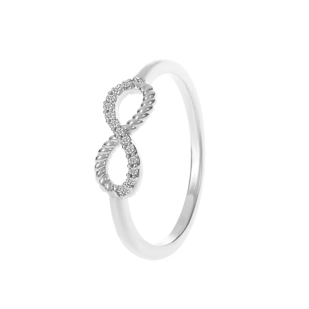 Women's & Men's Infinite Retro Fashion Personalized Diamond Rings