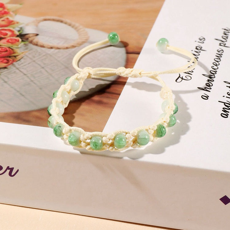 Ornament Woven Female Antique Ethnic Style Bracelets