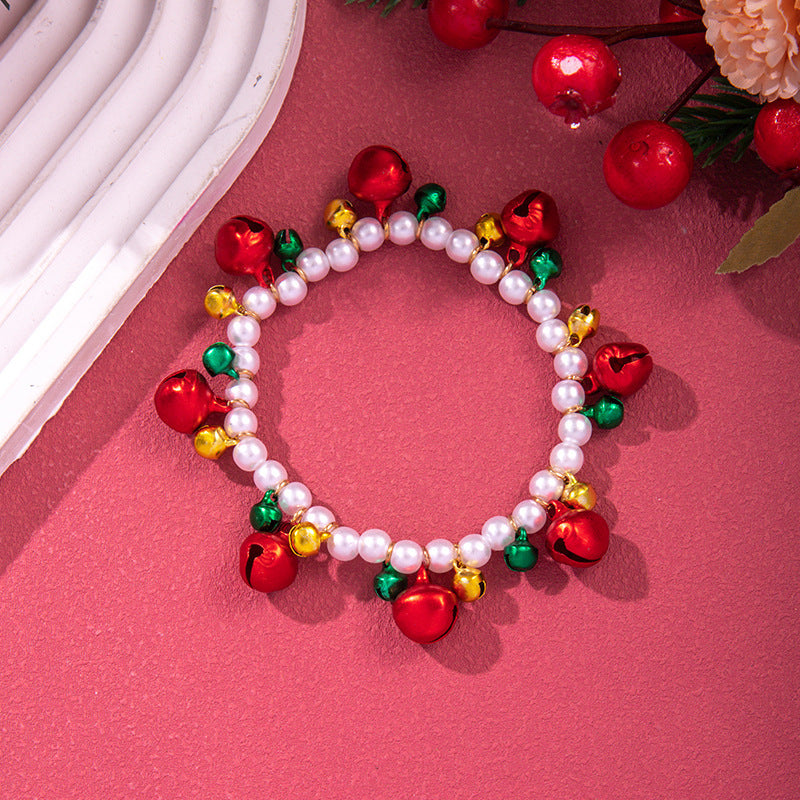 Clay Crystal Stacked Band Suit Santa Bracelets