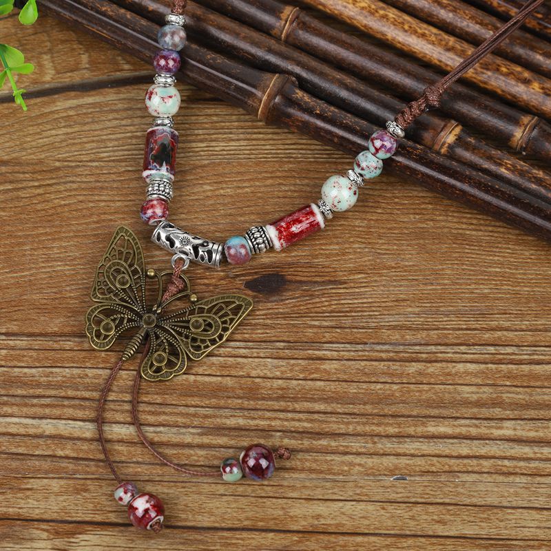 Women's Q. Ger Ethnic Style Retro Easy Matching Pendants