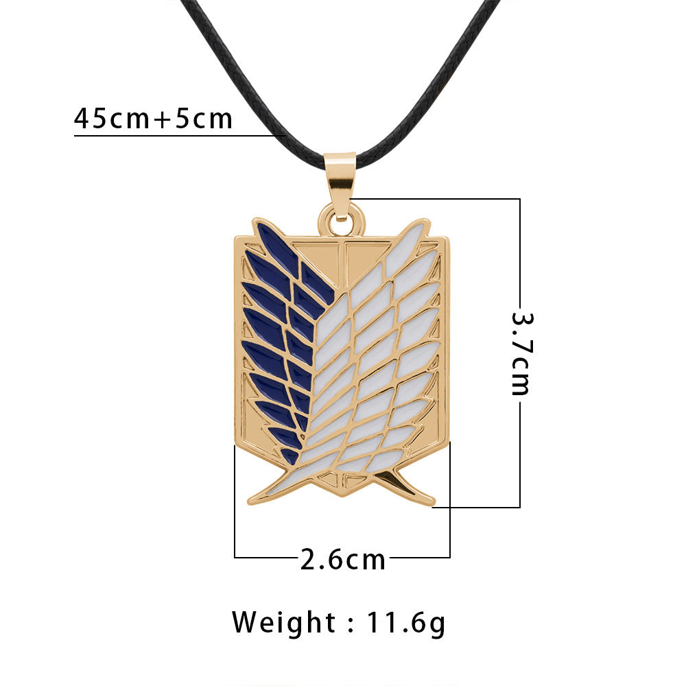 Anime Ornament Attack On Titan Investigation Necklaces