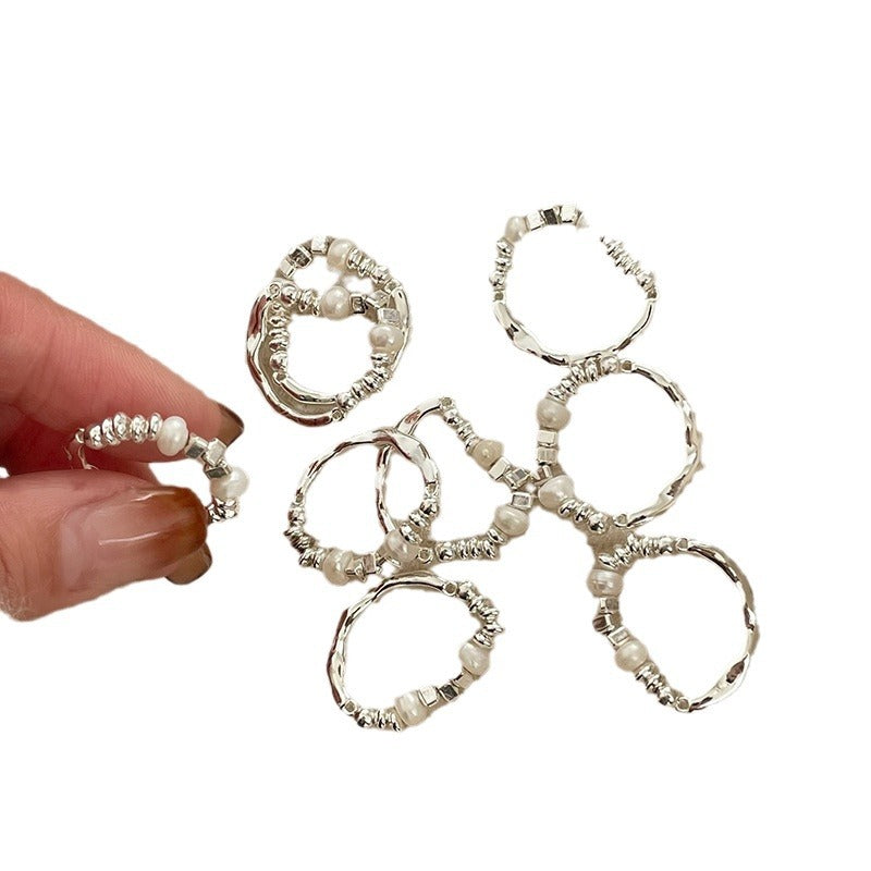 Women's More Than Ornament For Minority Elastic String Small Rings