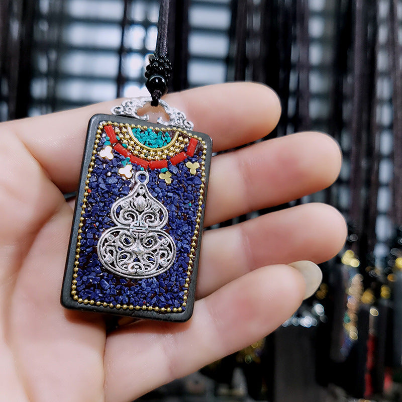 Tibetan Vintage Blackwood Father's Day Sweater Necklaces