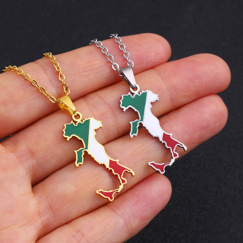 Women's Stainless Steel National Style Niche Design Light Luxury Necklaces