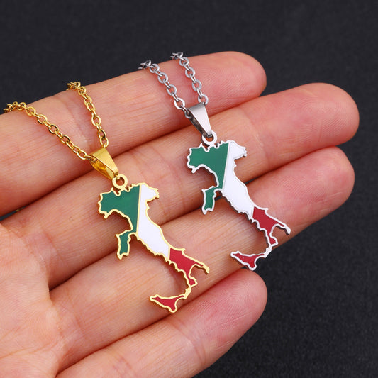 Women's Stainless Steel National Style Niche Design Light Luxury Necklaces