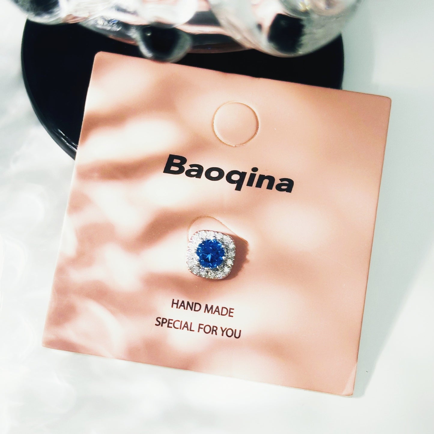 Titanium Steel Niche Super Flash Ear Bone Pin Small Earrings