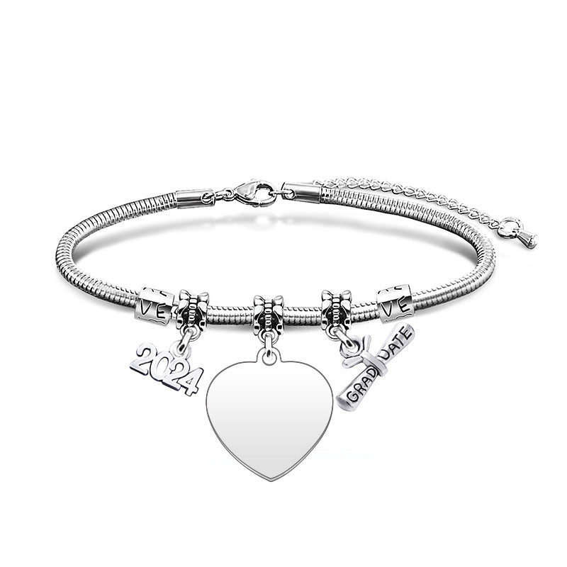 Steel Snake Bone Blank Material Holiday Bracelets