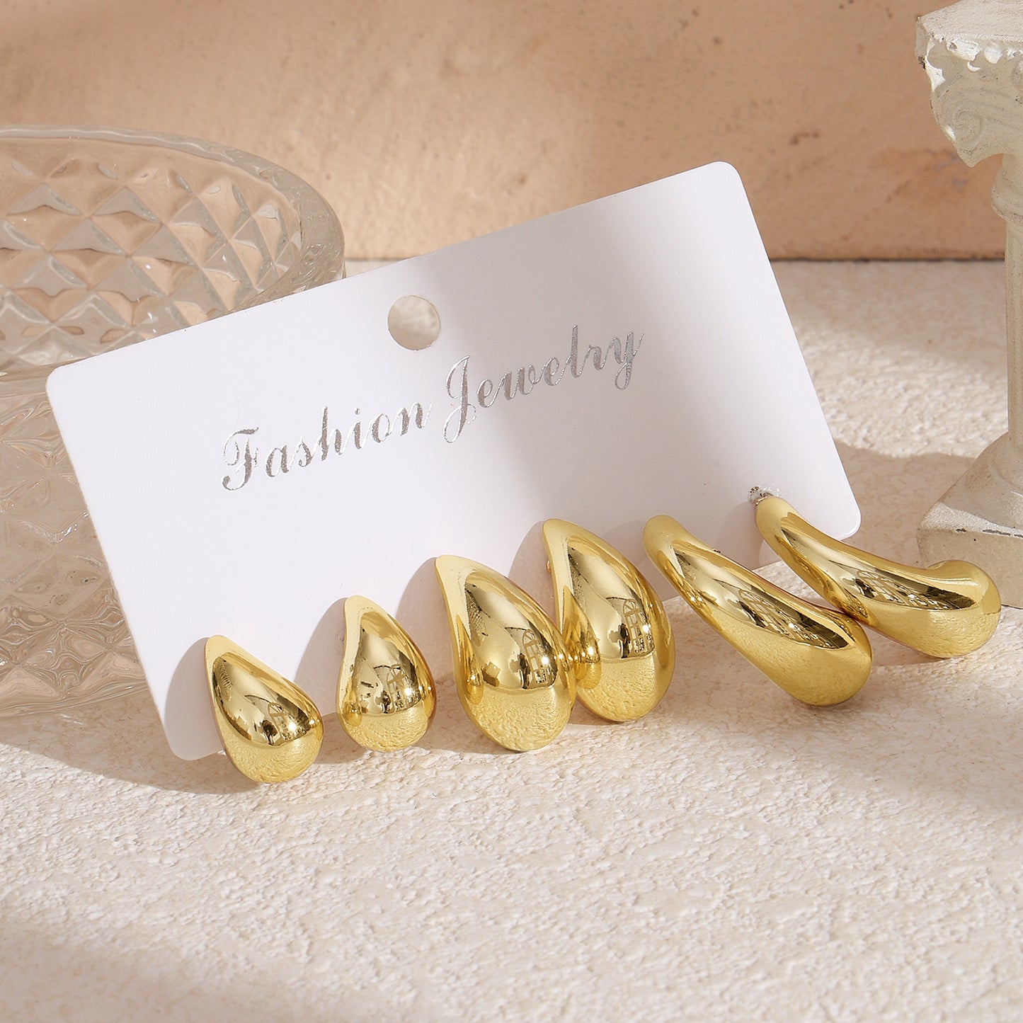 Women's Needle Pairs Of Cards Environmental Protection Earrings