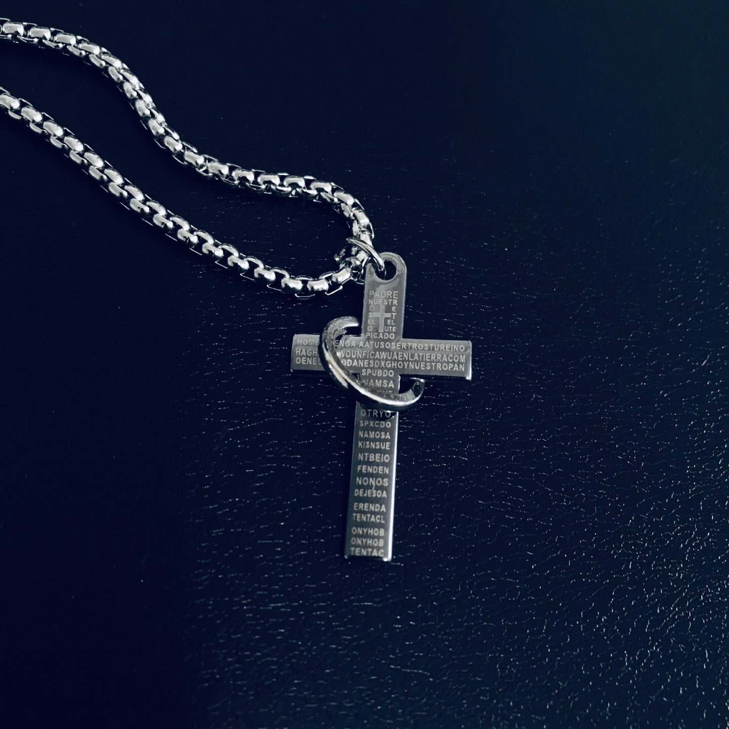 Men's Square Pearl Hip Hop Sweater Chain Niche Pendants
