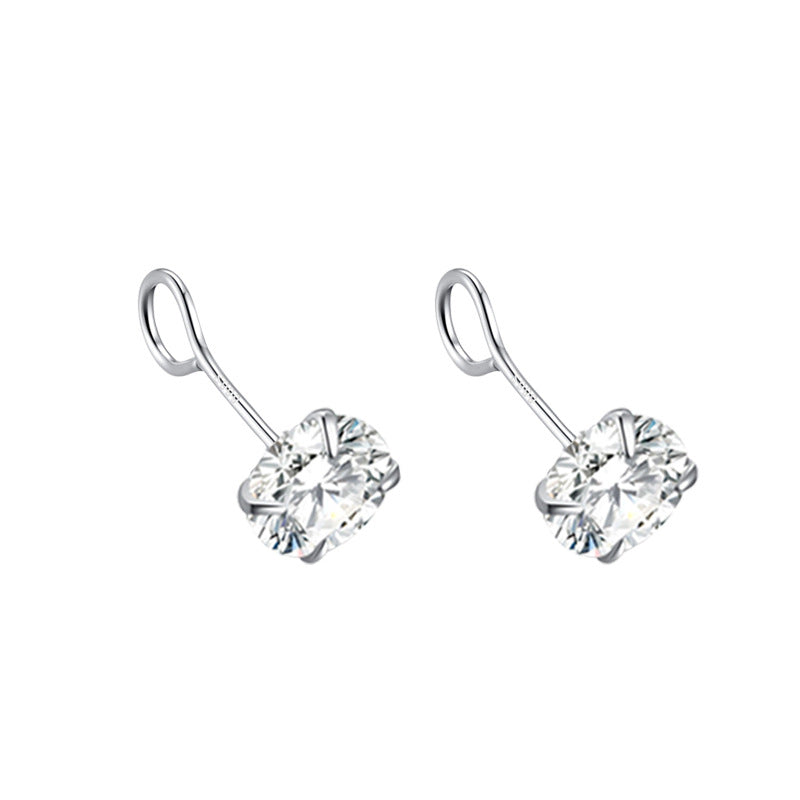 Mini Zircon Light Luxury Rhinestone Ear Rings