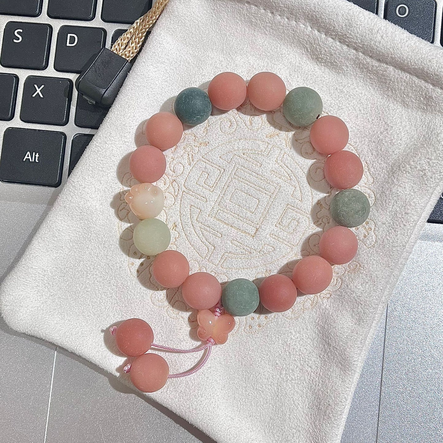 Root Original Seed Single Circle Pink Purple Bracelet