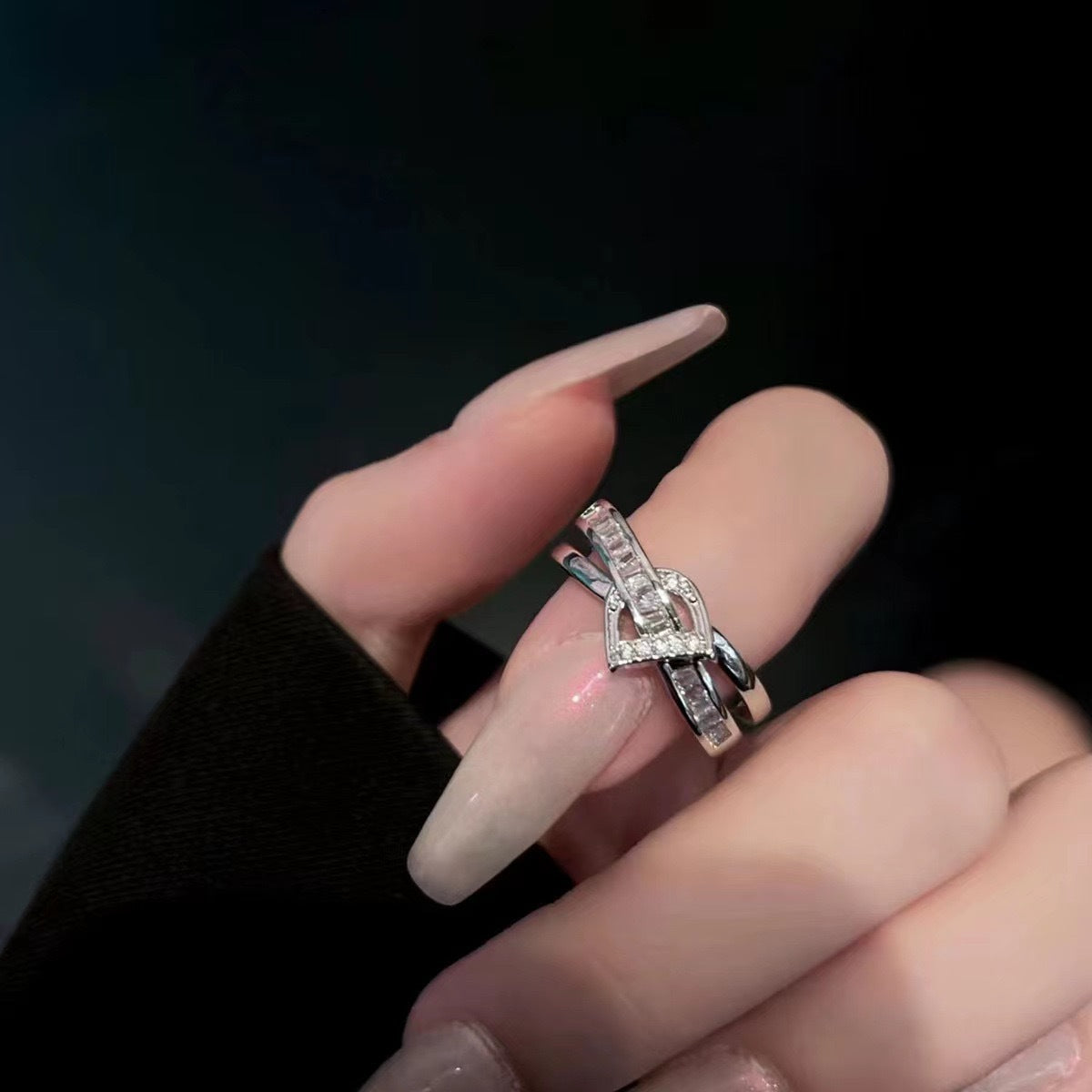 Pair Simple Gift Male Index Finger Rings