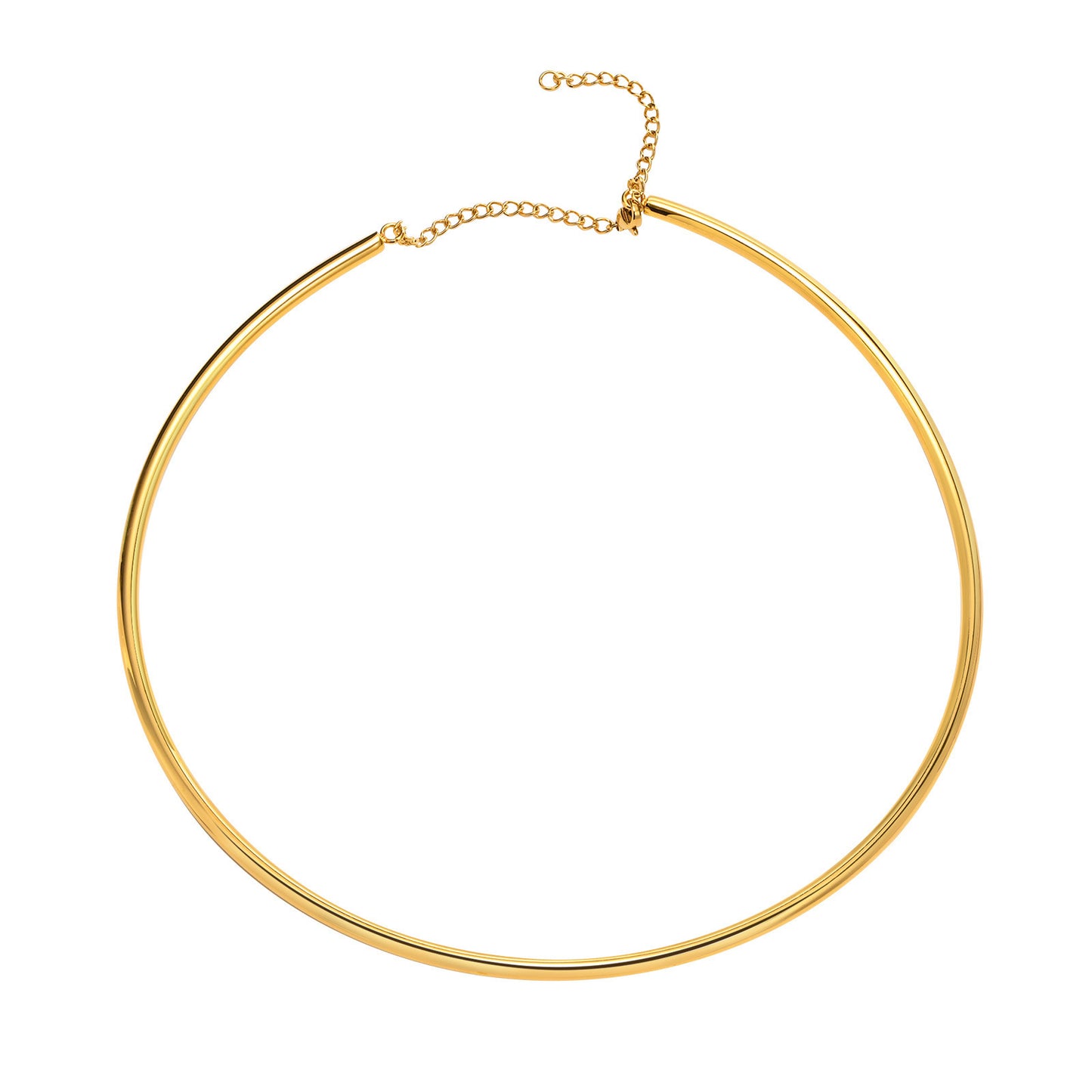 Women's Stainless Steel Gold Personality Fashion Collar