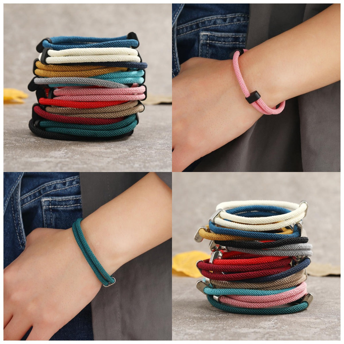 Milan Rope Adjustable Trendy Ocean Series Bracelets