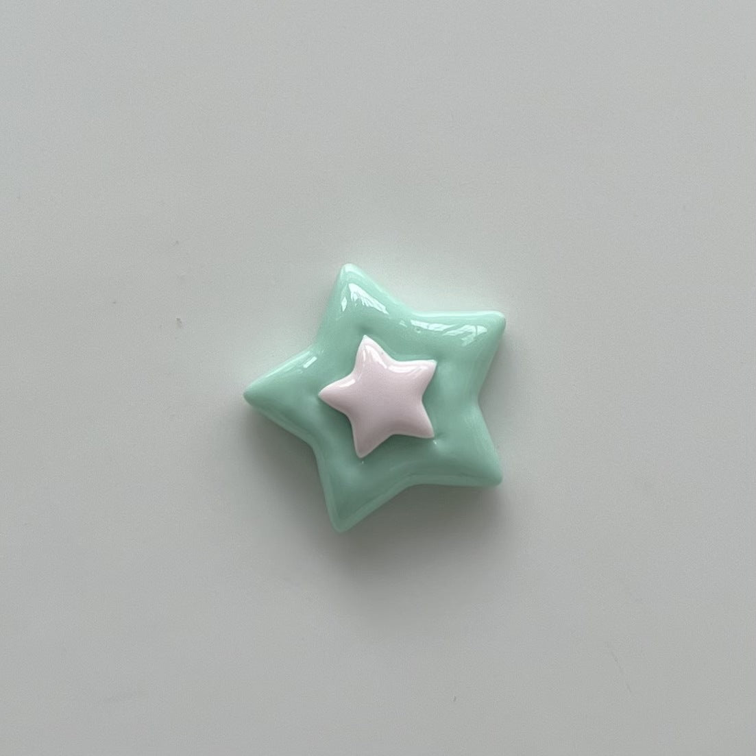 Star Resin Color Hairpin Headdress Shoe Buckle Cream Jewelry Accessories