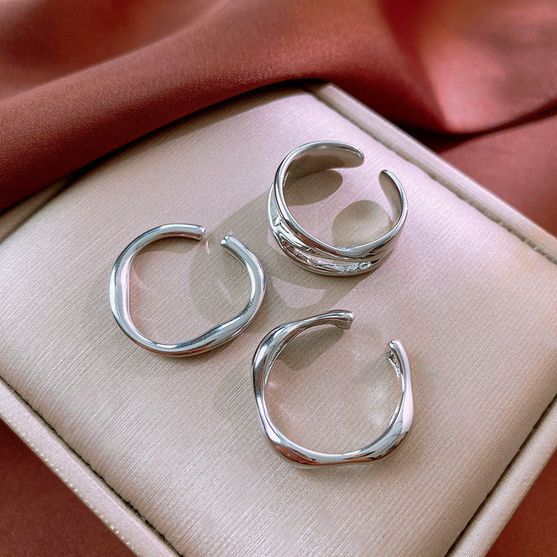Women's Affordable Luxury Titanium Steel Index Finger Rings