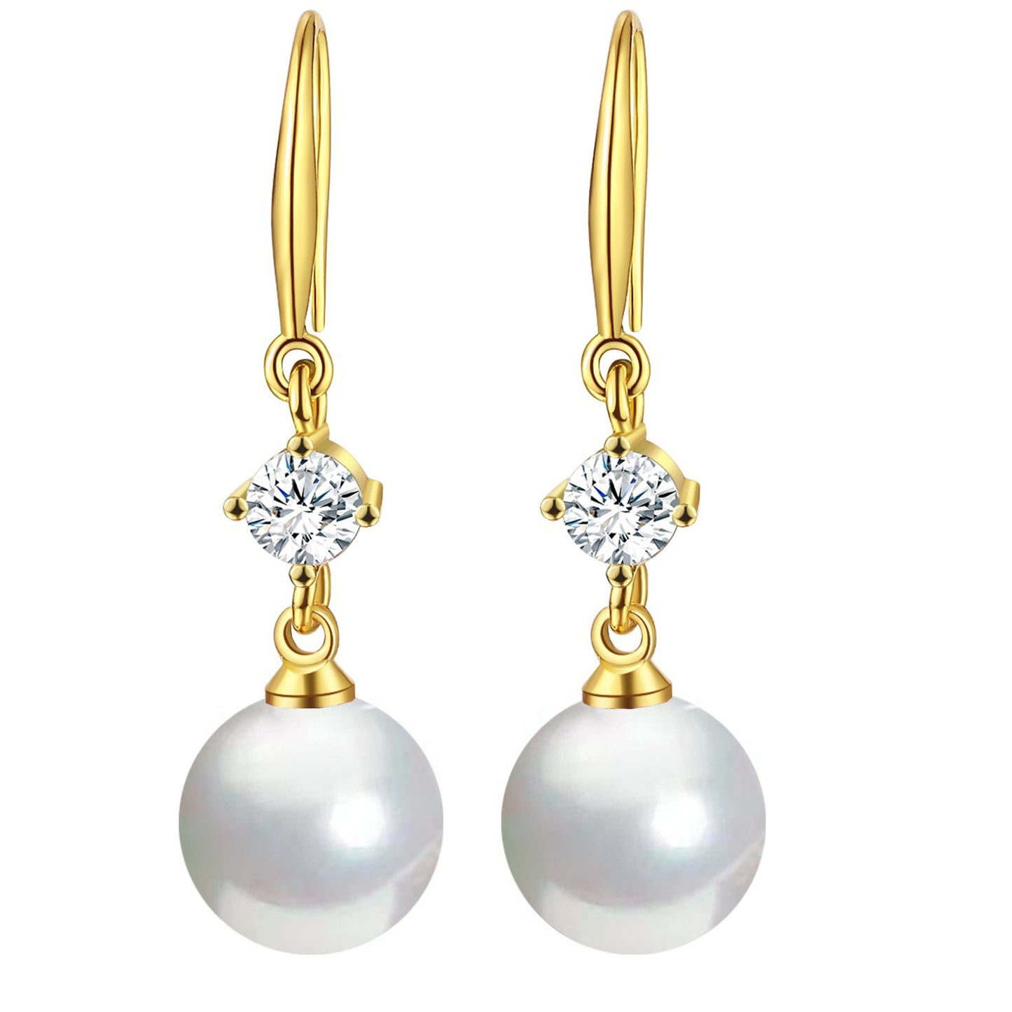 Women's Artificial Pearl Short Long Eardrops For Earrings