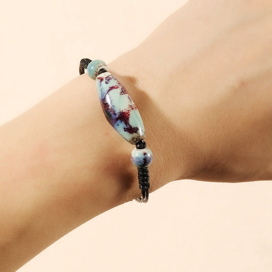 Ornament Woven Female Antique Ethnic Style Bracelets