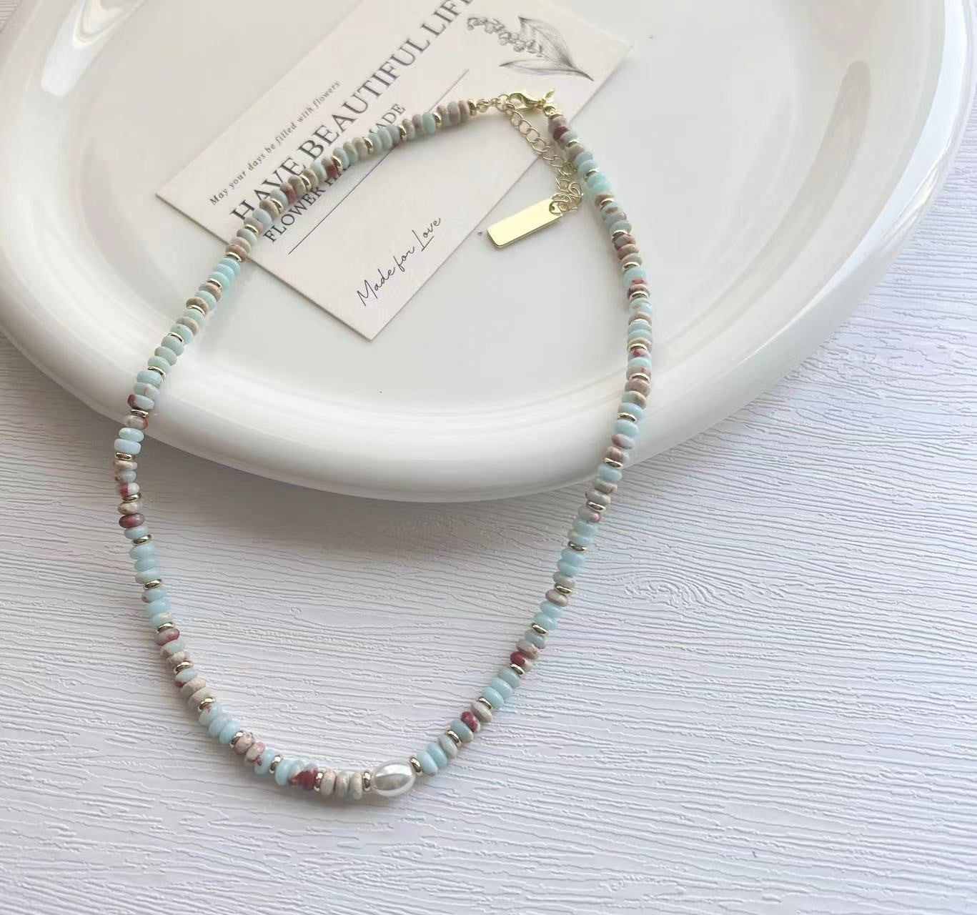 Pearl Stone Colorful Beaded Niche Retro Affordable Luxury Bracelets