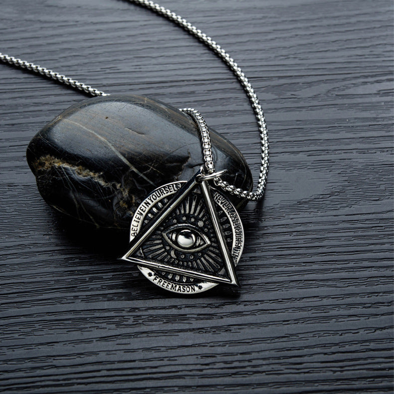 Titanium Steel Long Sweater Stainless Hip Hop Necklaces