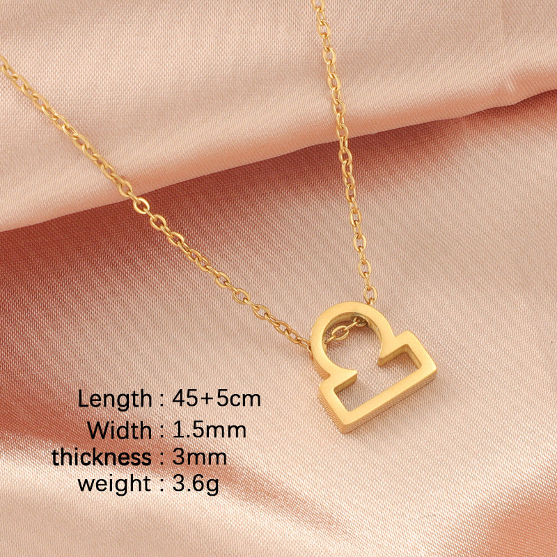 Twee Constellations Constellation Clavicle Chain Card Necklaces