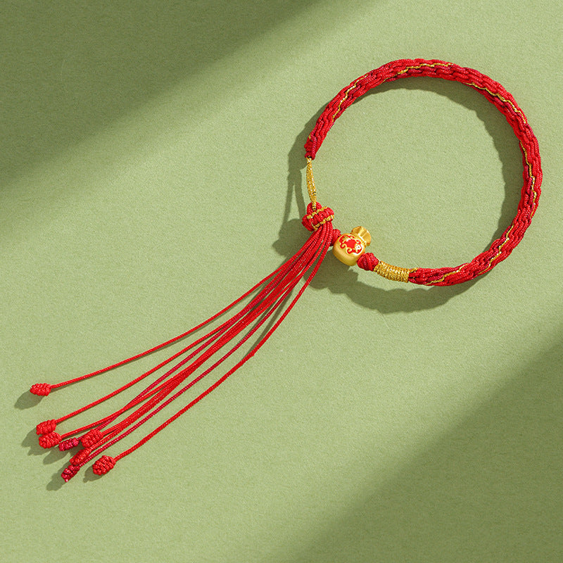 Women's & Men's Finished Ancient Style Couple Fishtail Knot Bracelets
