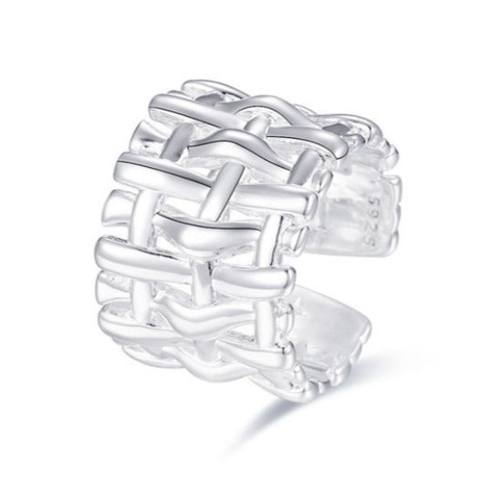 Women's & Men's Creative Design Mesh Woven Fashion Personality Rings
