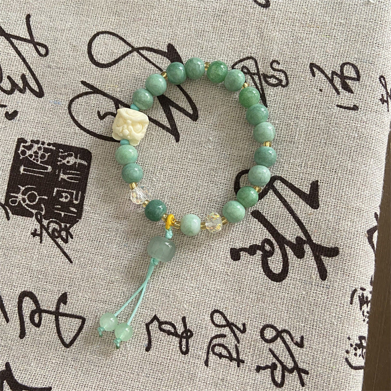 Style Beaded Elastic String Sweet Colored Bracelets