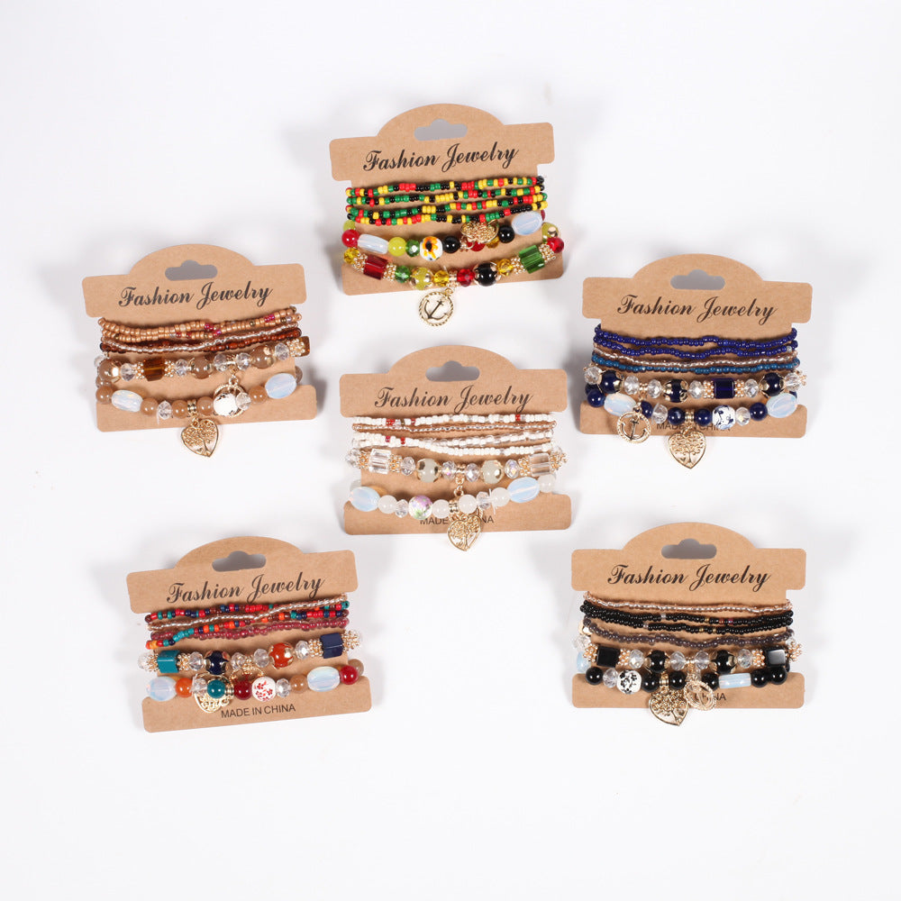 Women's Bohemian Beads Romantic Yuan Su Bracelets