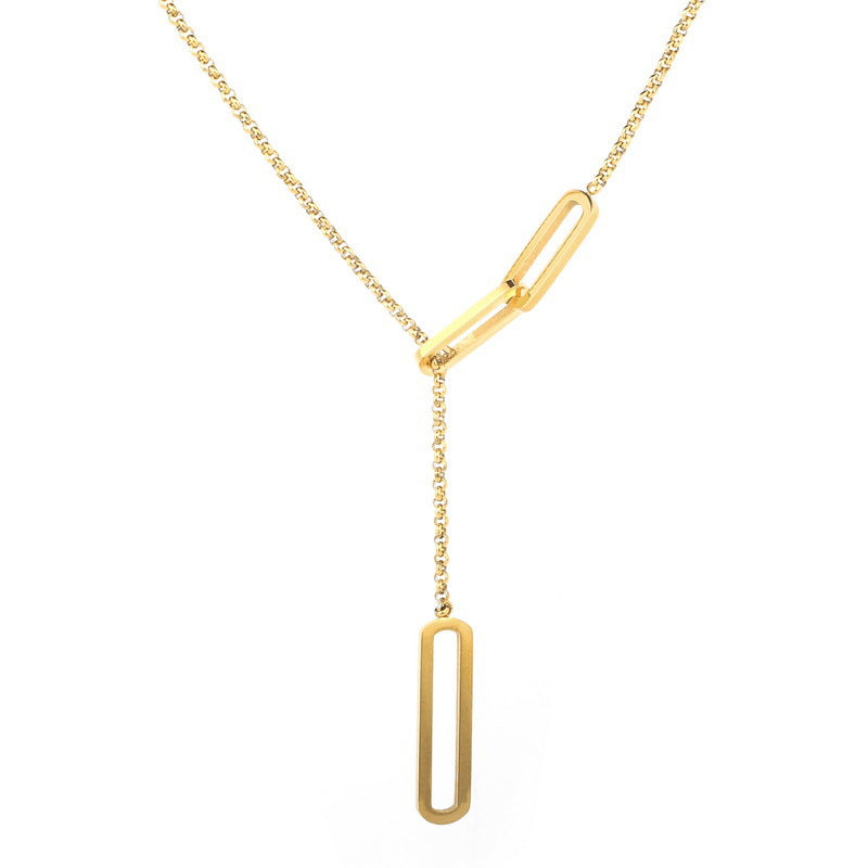 Fashion Chain Sweater Long Adjustable Tassel Necklaces