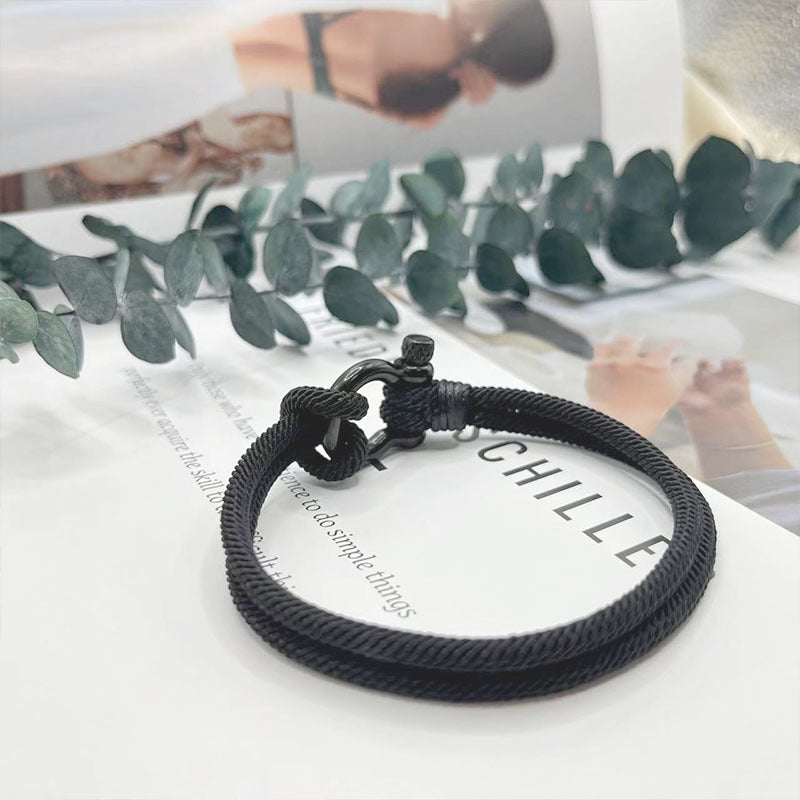 Men's Milan Rope Handmade Braided Stainless Steel Bracelets