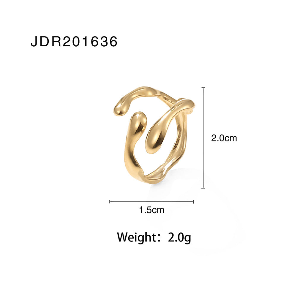 High-grade Simple Gold Steel Series Stainless Bracelets