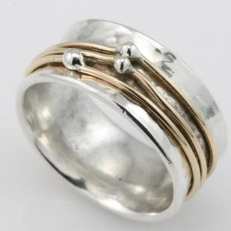 Women's & Men's Steel Wire Wide Surface Minimalist Design Rings