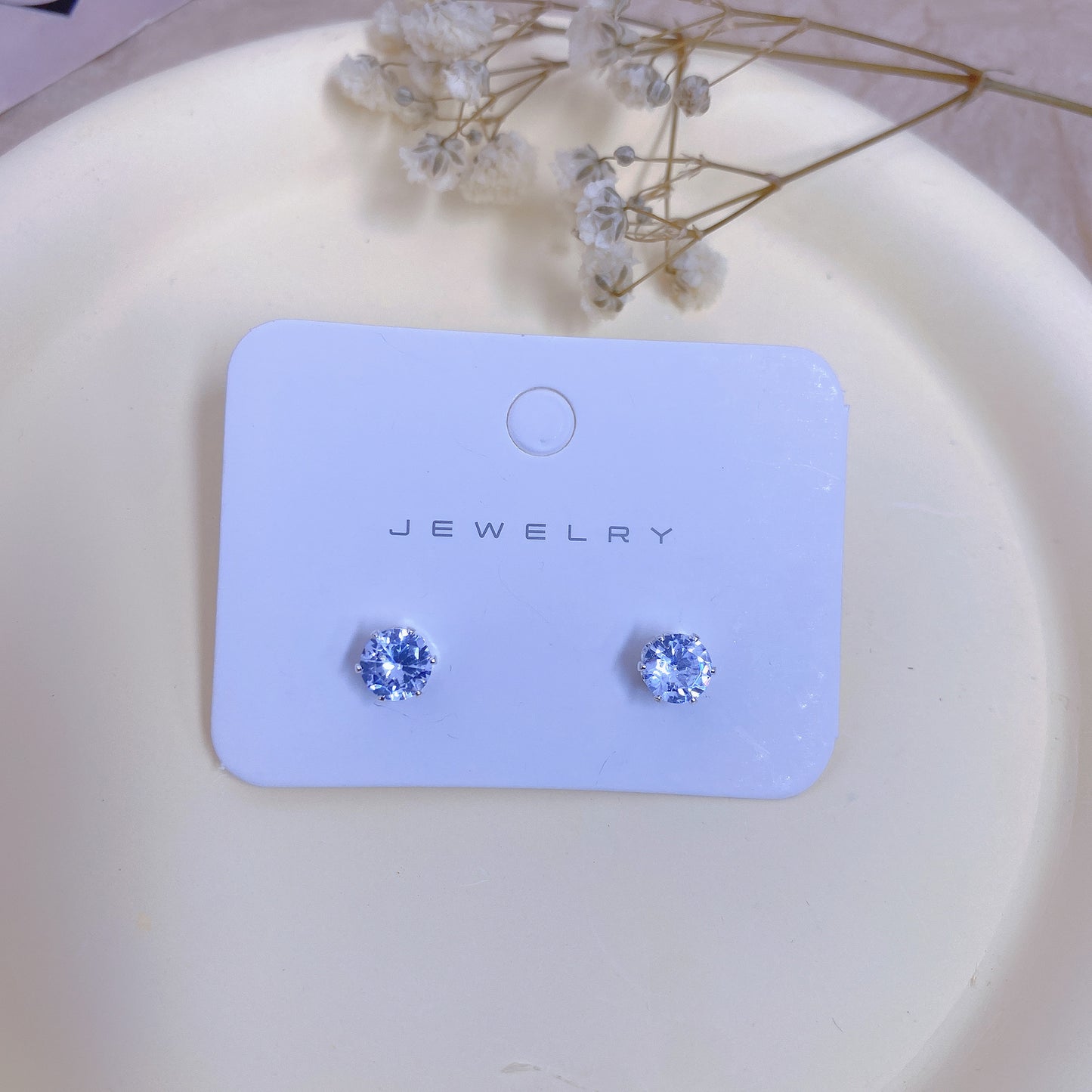 Needle Simple Exquisite Plain Ear Cute Earrings